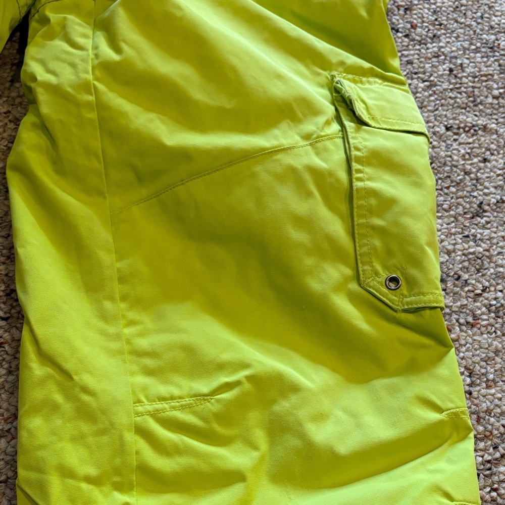 Vibrant Yellow Juniors/Kid Snow Pants - Picture 4 of 7